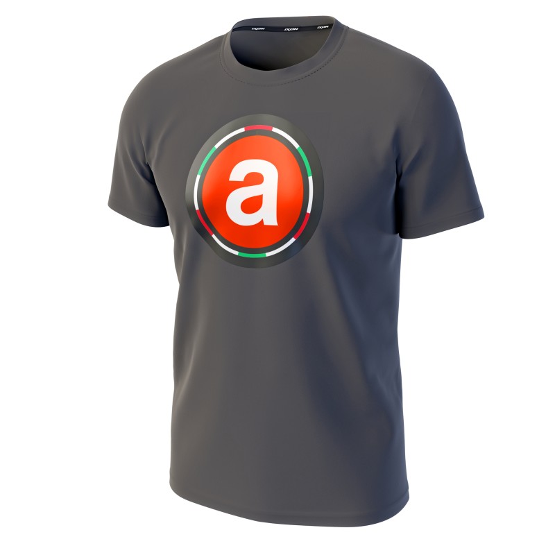 CAMISETA HOMBRE - APRILIA GRIS